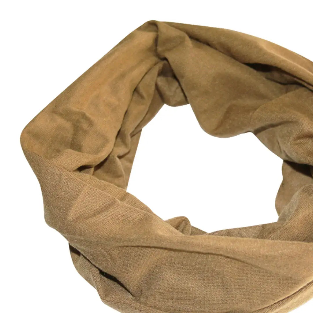 Tan circular scarf Viper Tactical Snood ideal for country clothing and outdoor hunting