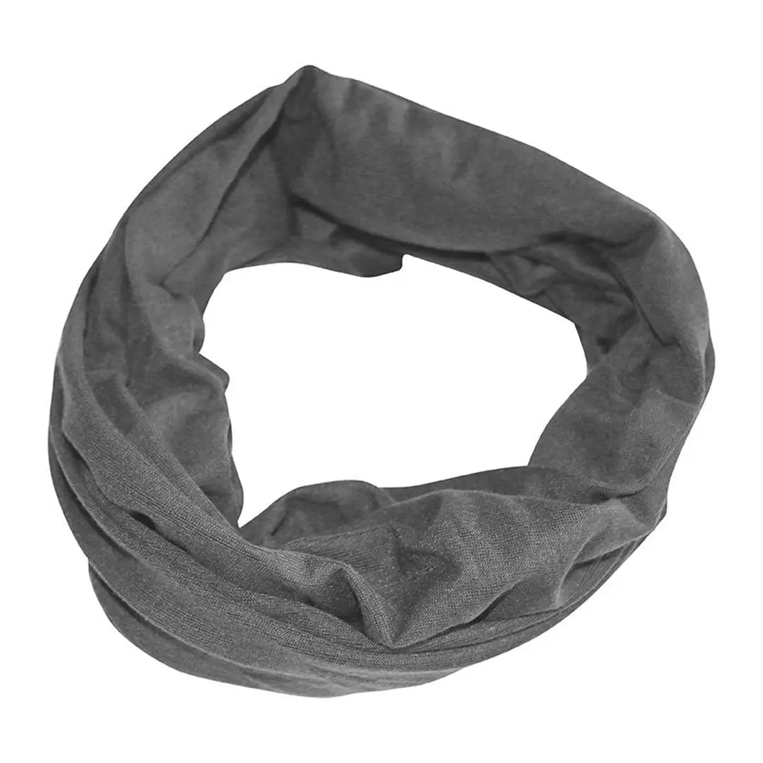 Gray circular fabric scarf from Viper Tactical, great for versatile headwear and hunting