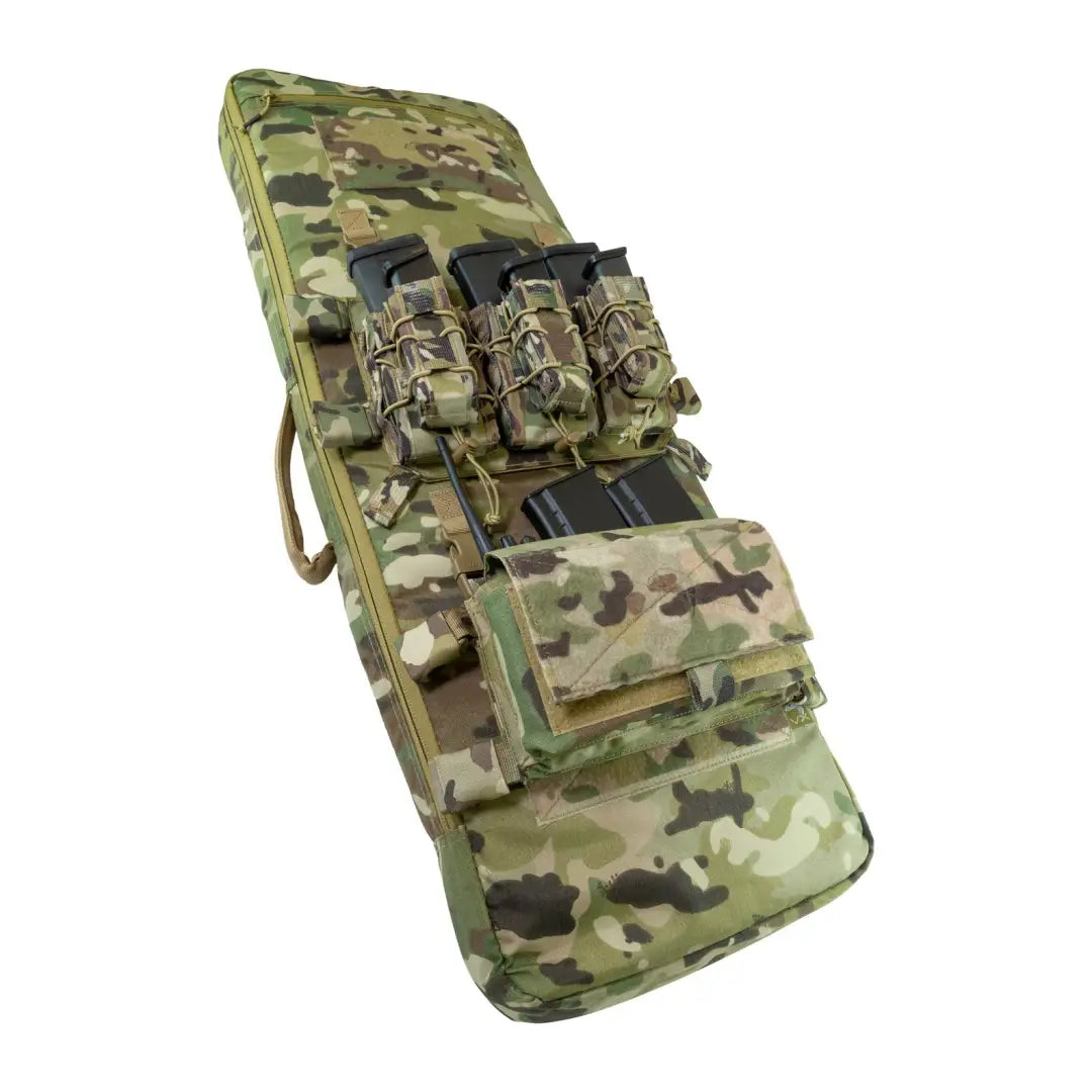 Camouflage tactical rifle bag with pouches, Viper VX Buckle Up Gun Carrier