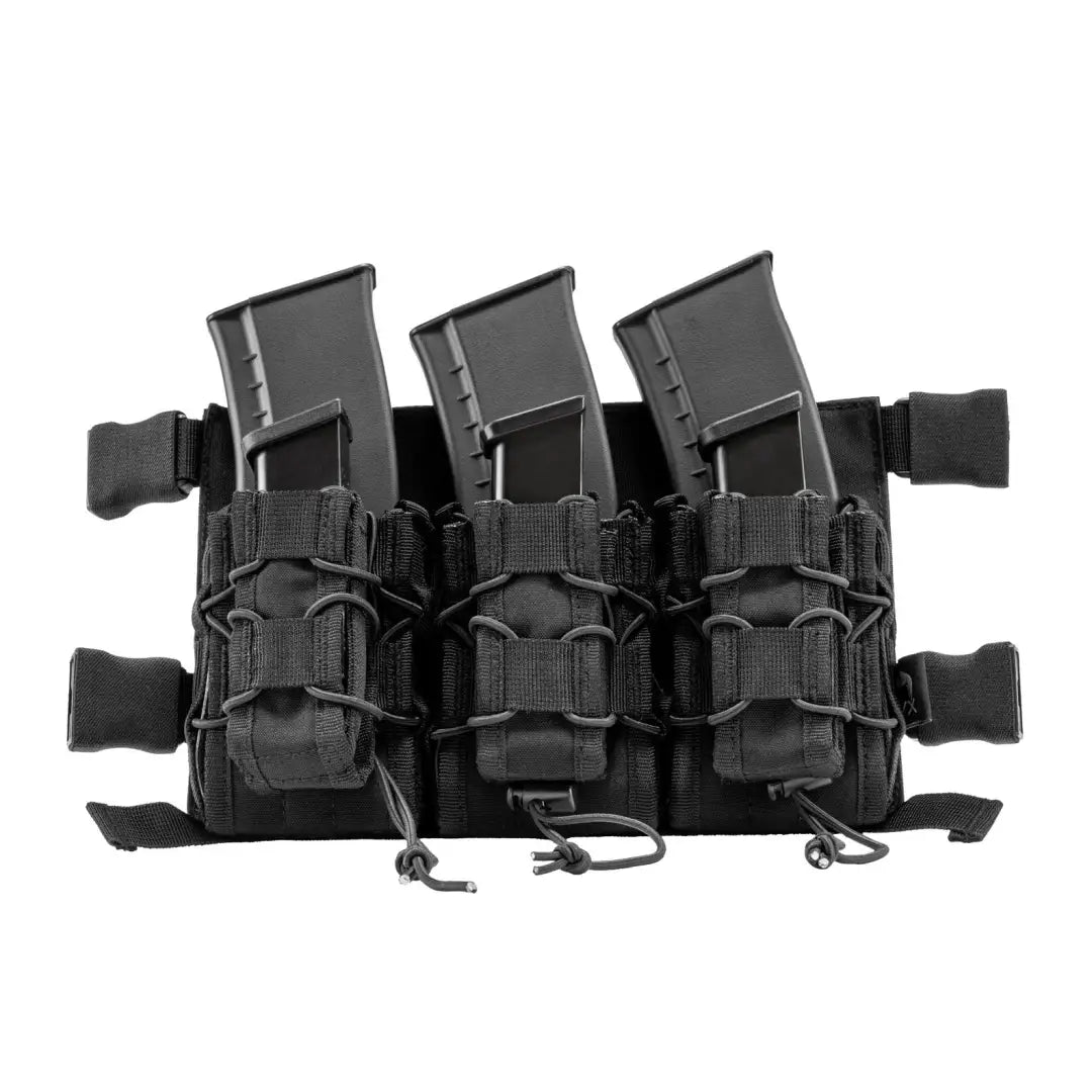 Triple magazine pouch with adjustable straps and retention for Viper VX Buckle Up Mag Rig