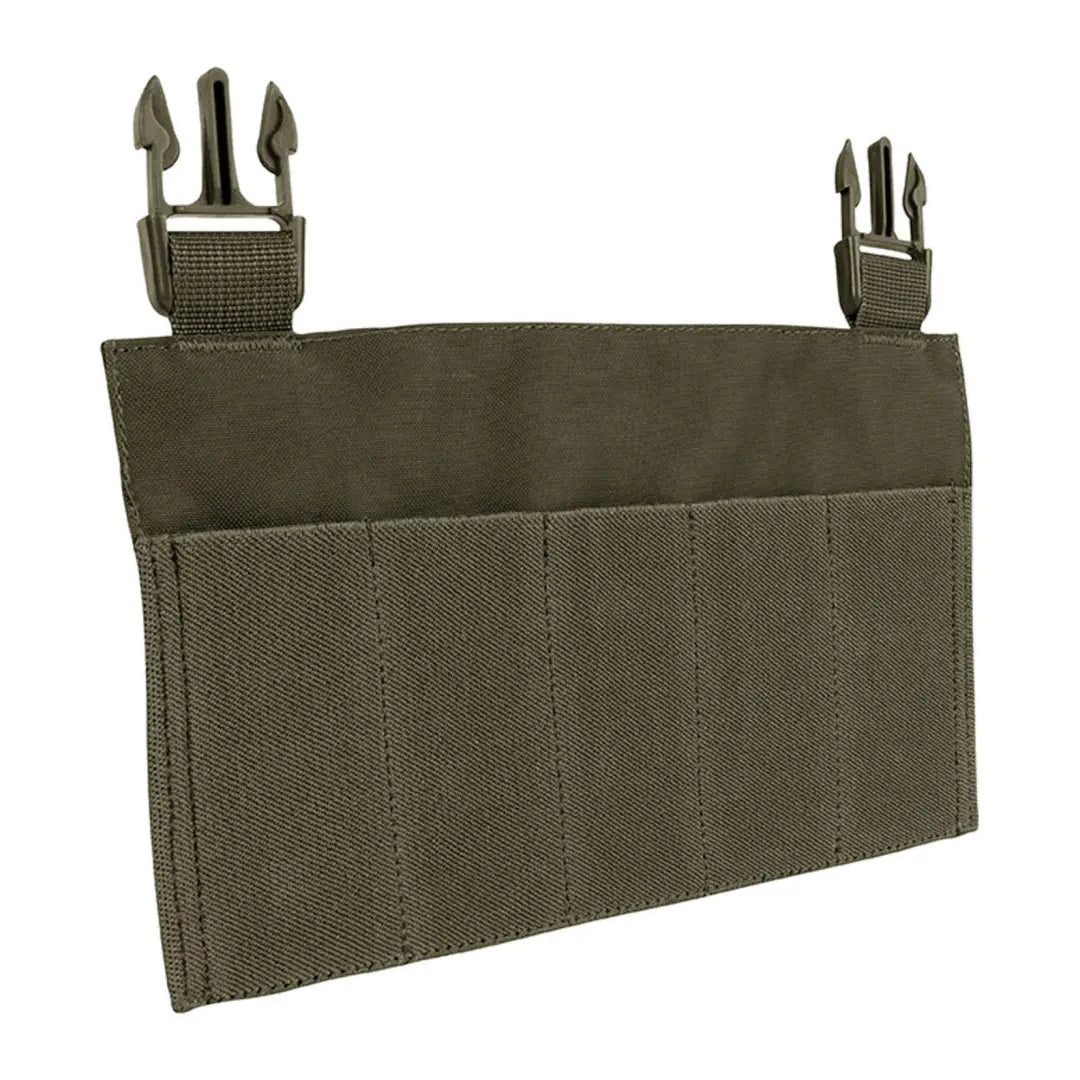 Olive green Viper VX Buckle Up Pistol Mag Panel with multiple compartments and clips