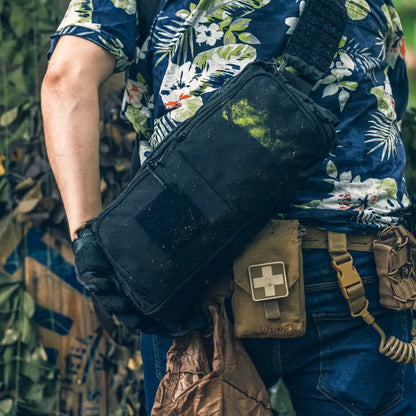 Tropical print shirt features vibrant floral and leaf patterns for active people’s Viper VX Buckle