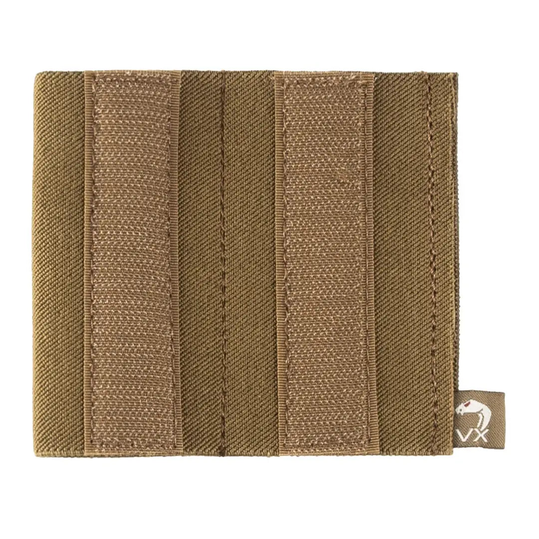 Tan tactical wallet with MOLLE straps from the Viper VX Double SMG Mag Sleeve