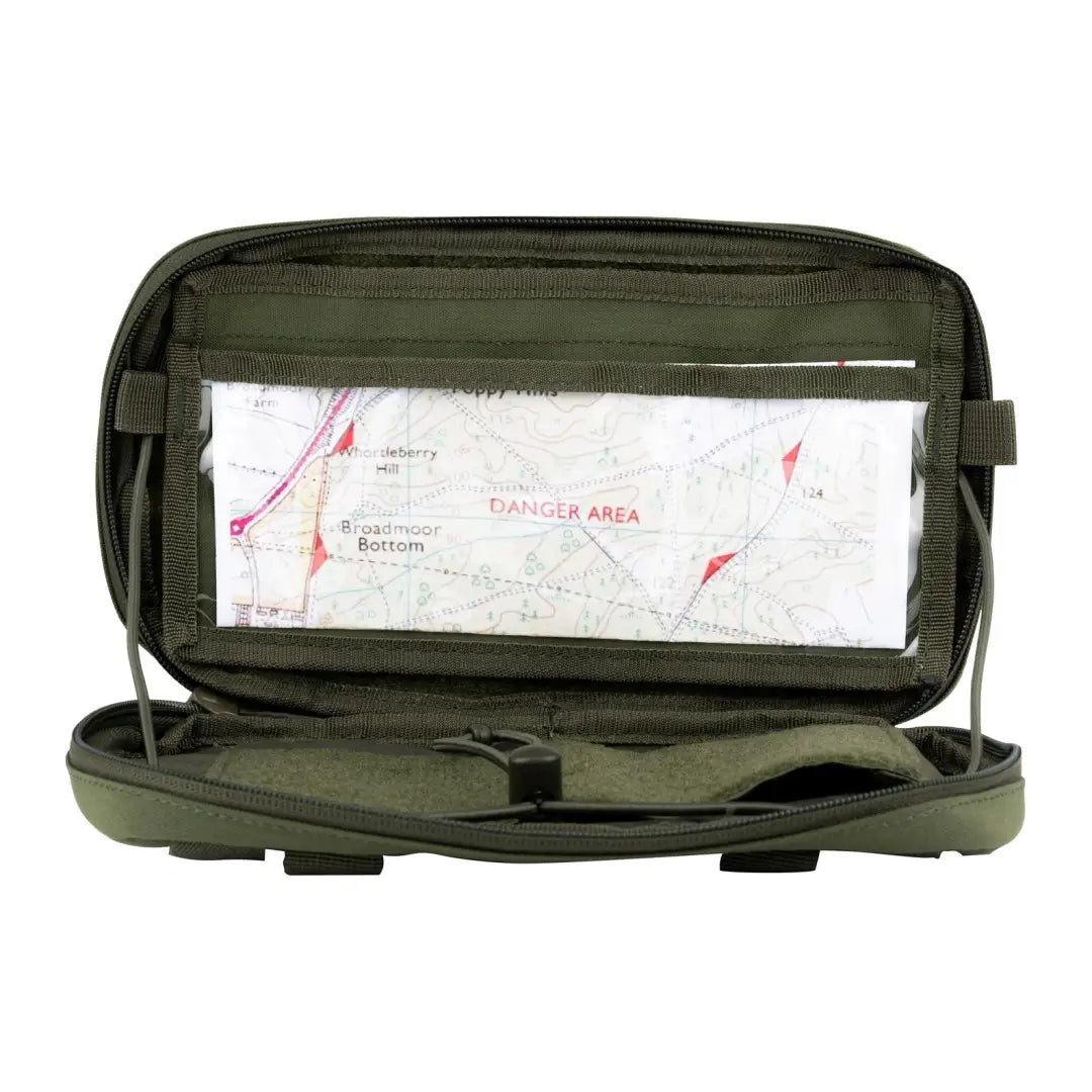 Military-style olive green map case for the Viper VX Lazer Mag/Admin Panel