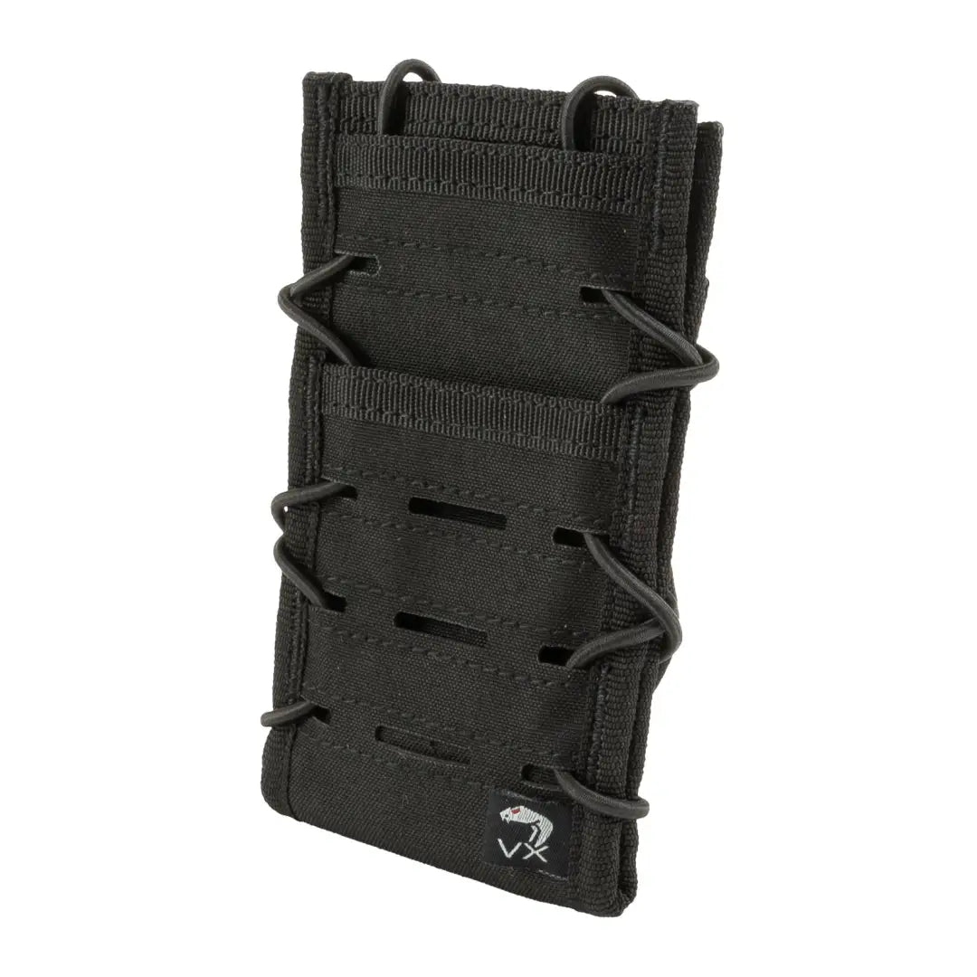 Black tactical magazine pouch with bungee cord for the Viper VX Smart Phone Pouch