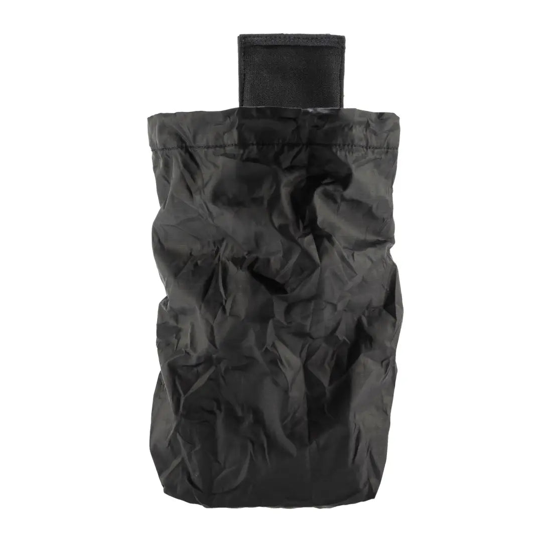 Black crumpled vase with smooth neck, perfect for Viper VX Stuffa Dump Bag style