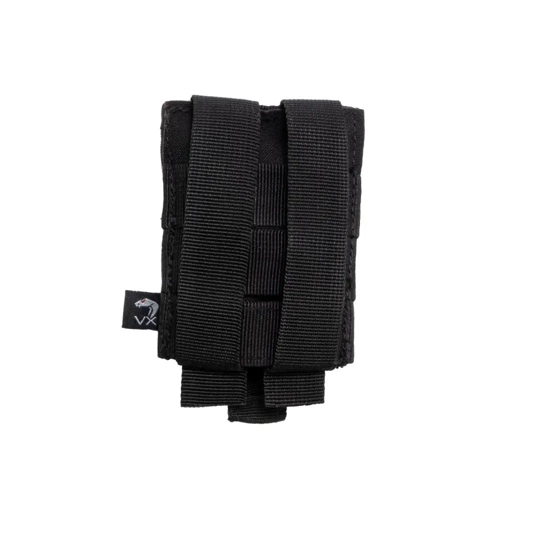 Black tactical pouch for Viper VX Stuffa Dump Bag with MOLLE straps for easy attachment