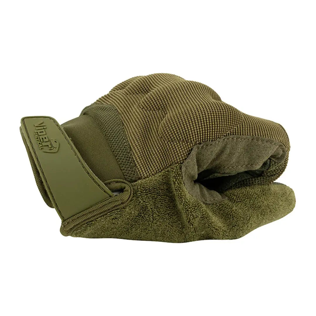 Olive green Viper VX Tactical Gloves with mesh and fabric for ultimate grip and comfort